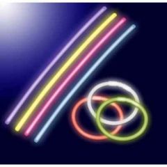 Neon-Knick-Leuchtsticks 10-er Set in 5 unterschiedlichen Farben