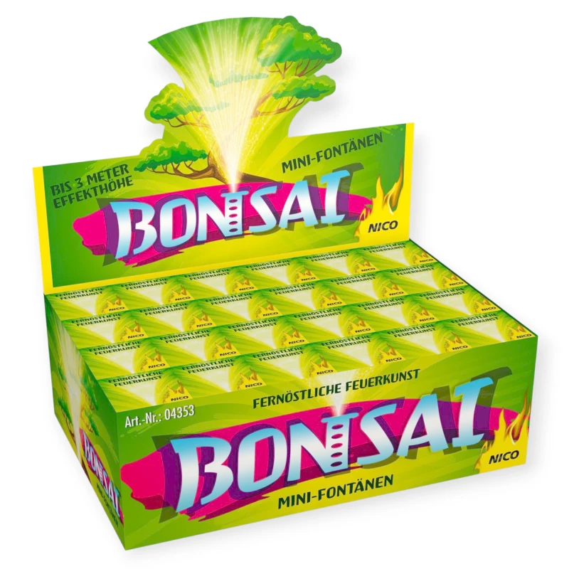 Bonsai Silber Fontäne 10 Sek. NICO