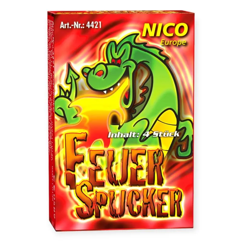 Feuerspucker Mini Vulkane 4 Stück 10 Sek. NICO