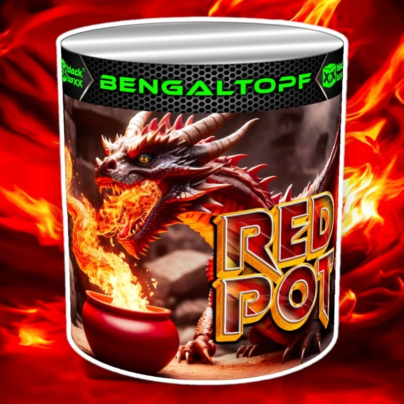 Red Pot Bengaltopf Blackboxx