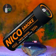 Smoke 50 Sek. Rauch orange Doppelseitig mit Reißzünder NICO