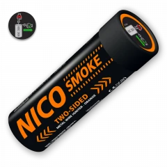 Smoke 50 Sek. Rauch orange Doppelseitig mit Reißzünder NICO