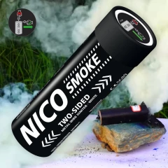 Smoke 50 Sek. Rauch weiß Doppelseitig mit Reißzünder NICO