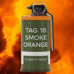 M18 Rauchgranate mit Kipphebel (USA Version) Orange  35 Sek. TAGinn